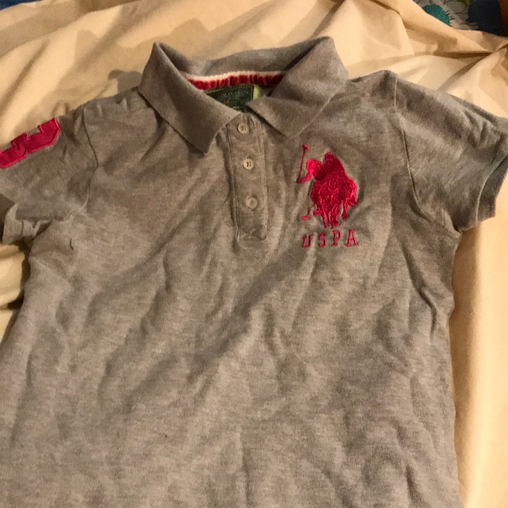 USPA polo shirts M
